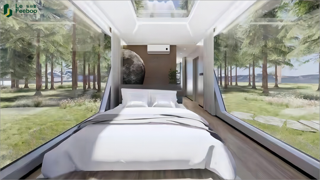 湖北樂分保生產的2-4人太空艙已發貨